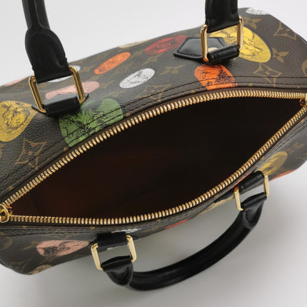 Louis Vuitton Speedy 25 Bandouliere Fornasetti Louvre Stamps