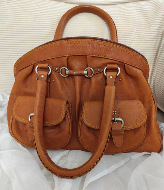 Dior Vintage My Dior Pockets Bag Tan Brown