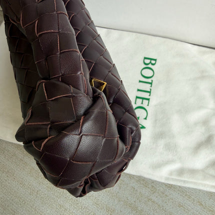 Bottega Veneta Jodie Mini Dark Burgundy Wine Leather