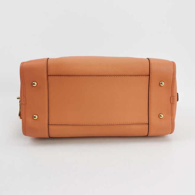 Loewe Amazona 28 in Orange Leather Goat Special Edition