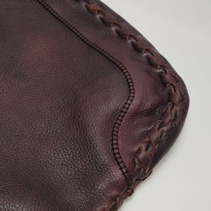 Gucci Jackie Soft Large Brown Leather Shoulder Bag With Strap