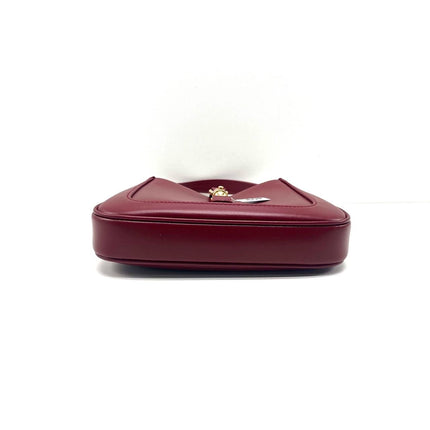 Gucci Jackie 1961 Mini Red Burgundy Leather Bag