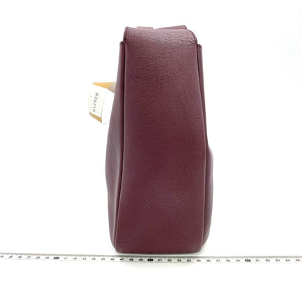 Yves Saint Laurent YSL Le 5 A 7 Hobo Small Burgundy Calfskin Shoulder Bag
