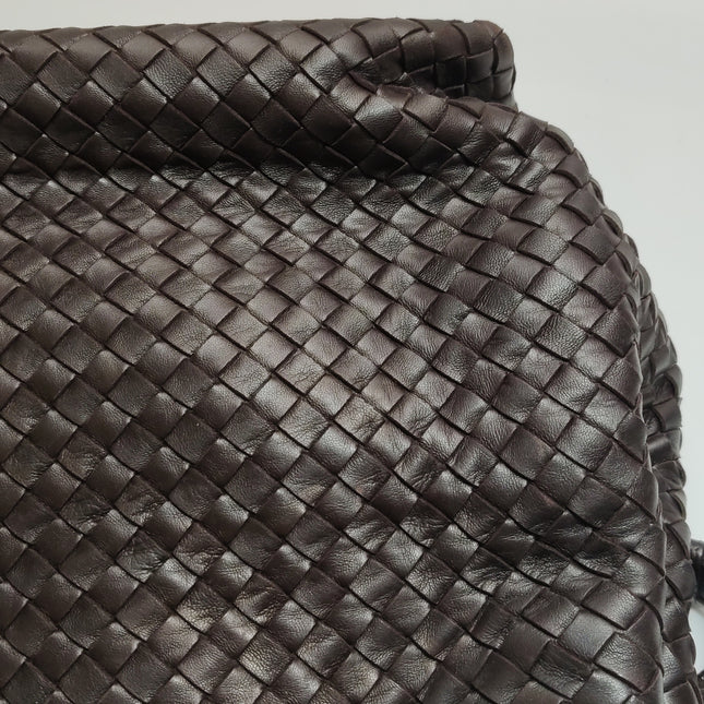 Bottega Veneta Garda Dark Brown Intrecciato Nappa Leather Large 33cm