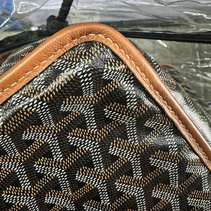 Goyard Anjou PM Medium Tote Brown Reversible Leather Lining