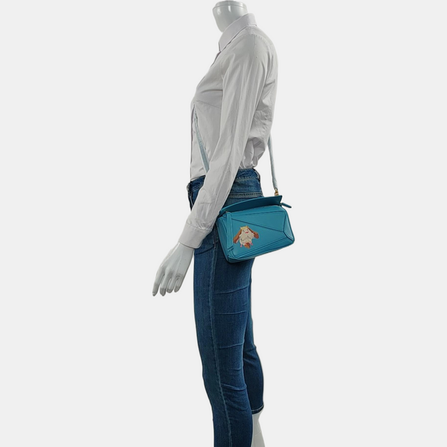 Loewe x Howl's Moving Castle Studio Ghibli Collection Puzzle Mini Blue Flying Dog