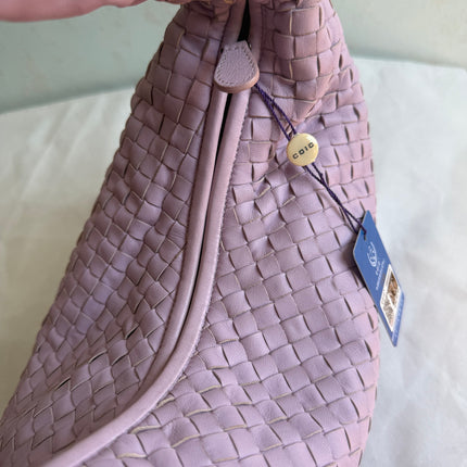 Bottega Veneta Hobo Bag Lambskin leather Lilac Purple Large 47cm