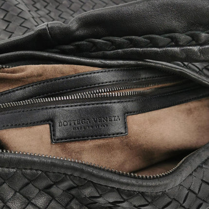 Bottega Veneta Veneta Hobo Maxi Black Leather 51cm