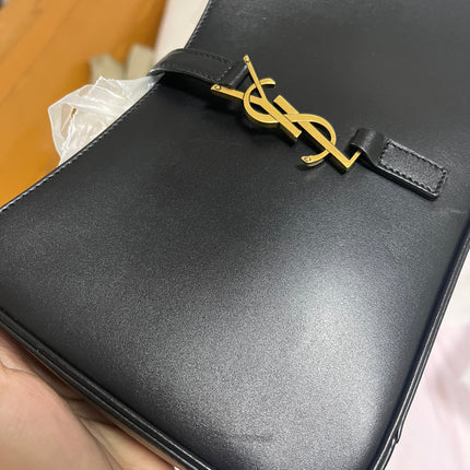 Sold Hobo bag by Yves Saint Laurent Le 5 à 7 monogram Black Leather Standard Size