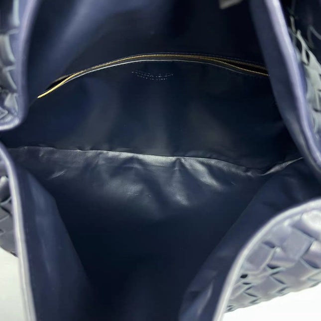Bottega Veneta Hop Large Leather Navy Hobo Bag 55cm