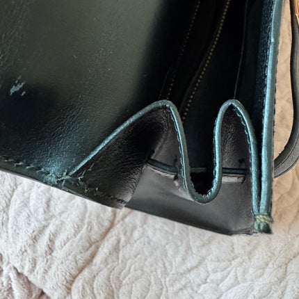 Hermes Kelly 32 Sellier Black Box Leather Gold HW 1987