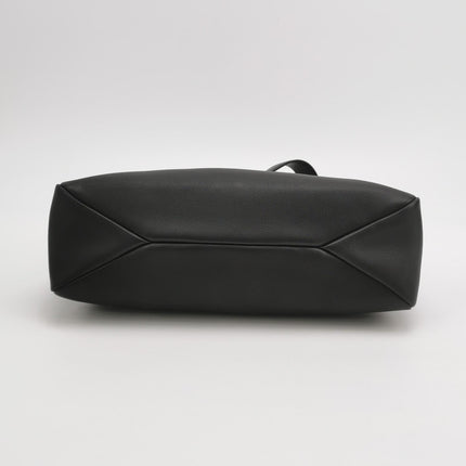 Prada Aimée Black Medium Calfskin Leather Shoulder Bag