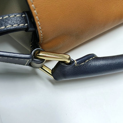 Loewe Puzzle Medium Tricolor Black Yellow Calfskin leather bag