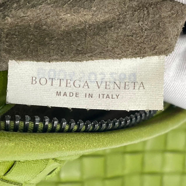 Bottega Veneta Veneta Hobo Avocado Green 45cm Lambskin Leather