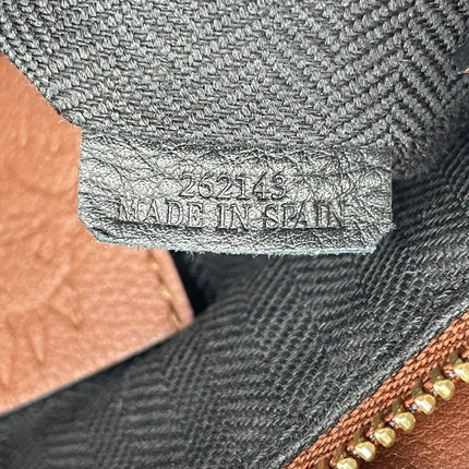 Loewe x Studio Ghibli Collection Susuwatari Mini Puzzle Brown Crossbody Bag