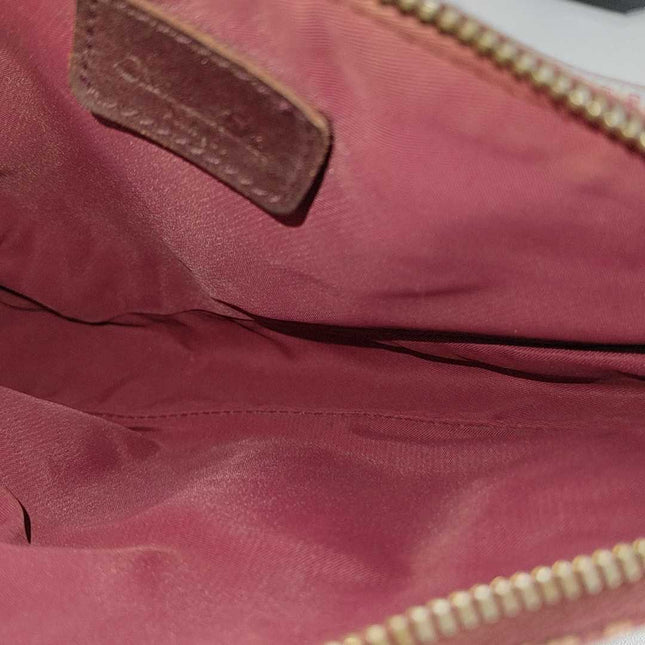 Sold Dior Trotter Mini Saddle bag Burgundy Red Oblique