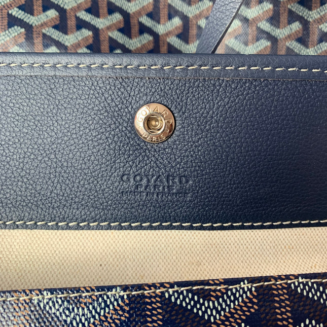 Sold Goyard Saint Louis Tote PM Medium Navy