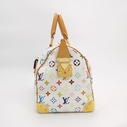 Louis Vuitton x Takashi Murakami Speedy 40 White Multicolor