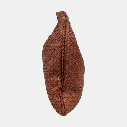 Bottega Veneta Veneta Hobo Maxi Brick Red Intrecciato Leather Bag 50cm