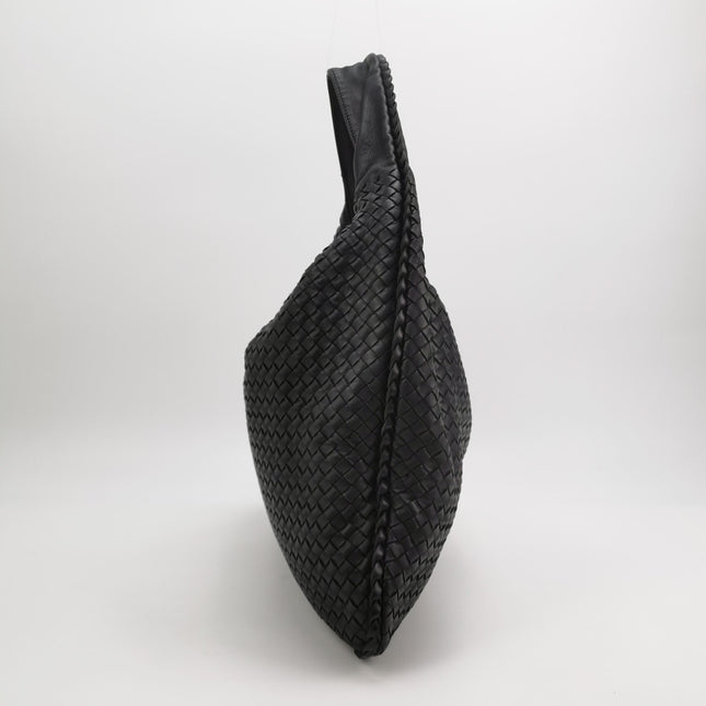 Bottega Veneta Veneta Hobo Midnight Navy Leather Bag Maxi 50cm