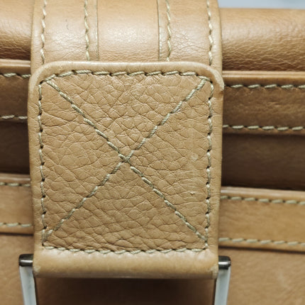 Dior Flight Medium Tan Brown Calfskin Leather Shoulder Bag