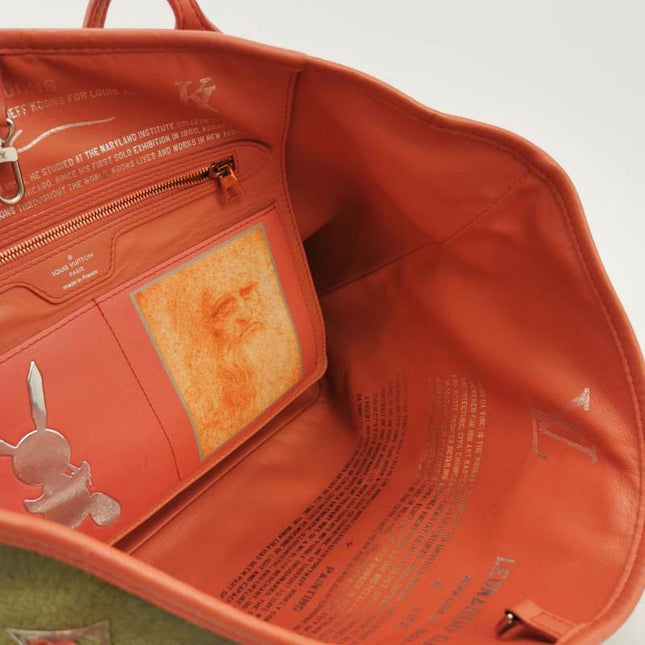 Louis Vuitton x Jeff Koons Monalisa Masters Neverfull MM Tote Medium