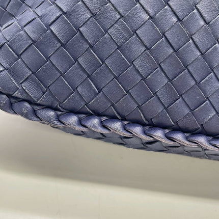 Bottega Veneta Veneta Hobo Navy Leather Bag Maxi 50cm