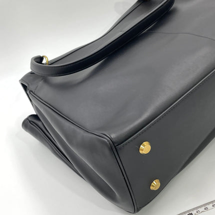 Balenciaga Rodeo Large Black Calfskin Leather Two Way Bag