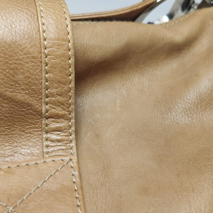 Dior Flight Medium Tan Brown Calfskin Leather Shoulder Bag