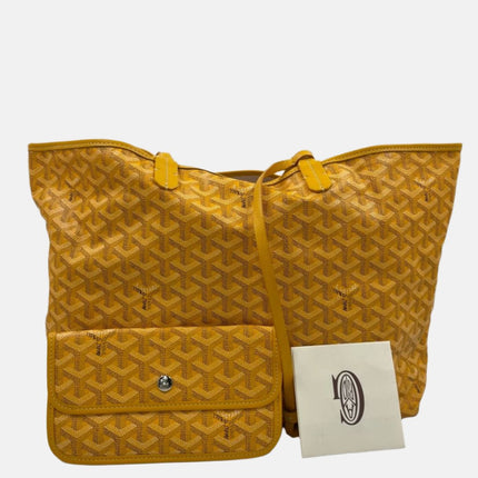 Goyard Saint Louis Tote 2014 PM Medium Yellow-Luxbags