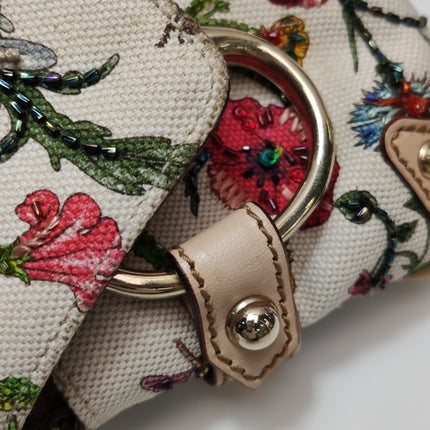 Gucci Horsebit 1955 Small Chain Bag Limited Edition Floral Print Canvas