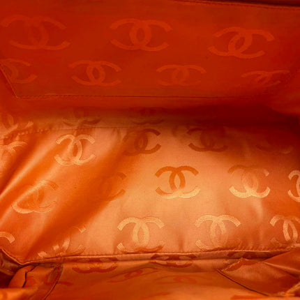 Chanel Cambon Large Dark Brown Calfskin Leather Double Strap Handbag