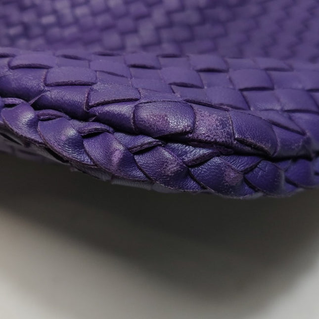 Sold Bottega Veneta Veneta Hobo Medium Purple Intrecciato Leather Bag