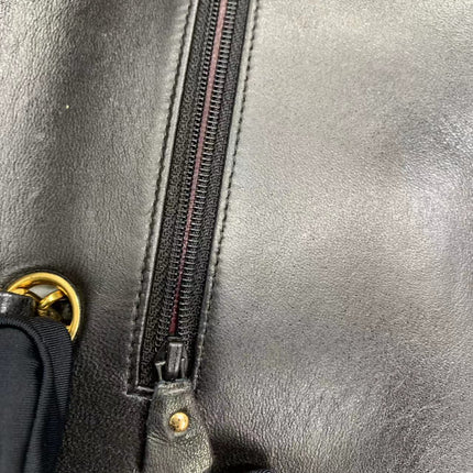 Sold Chanel Classic Flap Vintage Black Lambskin Leather with 24k Gold Hardware