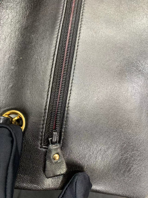 Sold Chanel Classic Flap Vintage Black Lambskin Leather with 24k Gold Hardware