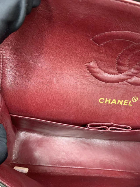Chanel Classic Flap Vintage Black Lambskin Leather with 24k Gold Hardware
