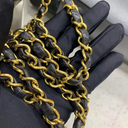 Chanel Classic Flap Vintage Black Lambskin Leather with 24k Gold Hardware