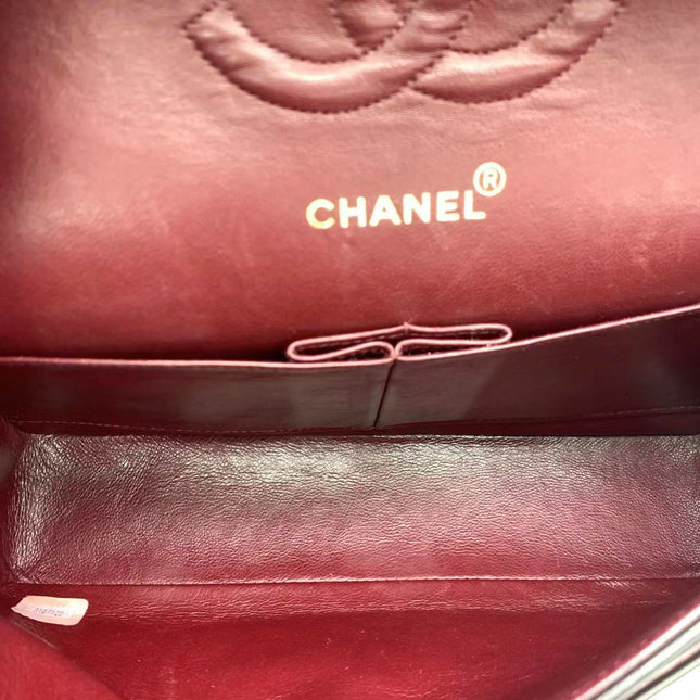 Chanel Classic Flap Vintage Black Lambskin Leather with 24k Gold Hardware