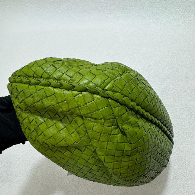 Sold Bottega Veneta Belly Hobo Intrecciato Avocado Green Nappa Leather Medium 40cm