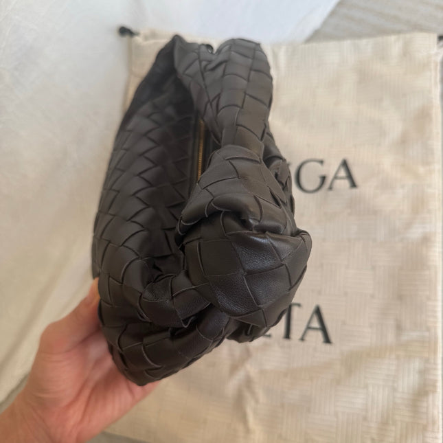 Bottega Veneta Jodie Mini Dark Chocolate Brown Leather