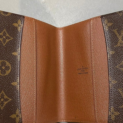 Louis Vuitton Agenda and Passport Cover Brown Monogram