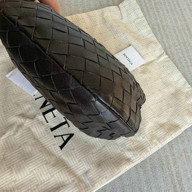 Bottega Veneta Jodie Mini Dark Chocolate Brown Leather