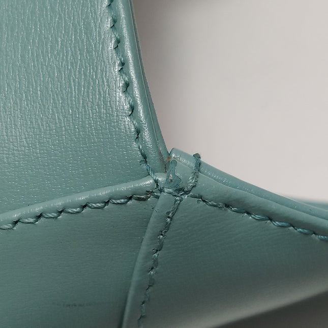 Gucci Jackie 1961 Small Blue Leather Bag with Adjustable Strap