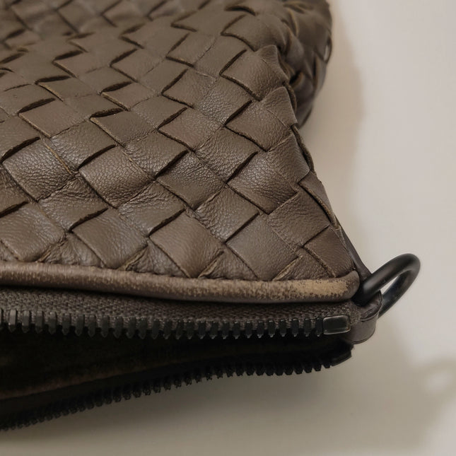Bottega Veneta Maxi Convertible Tote Dark Chocolate Brown Leather 50cm