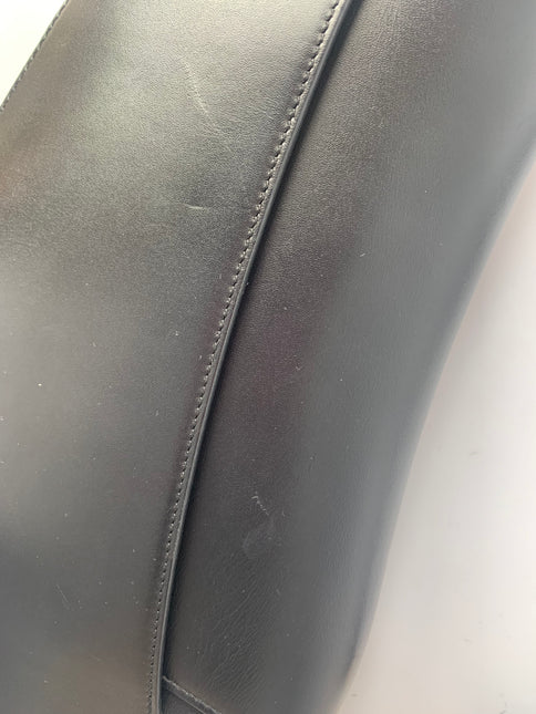 Sold Dior Saddle Medium leather Black Smooth Leather