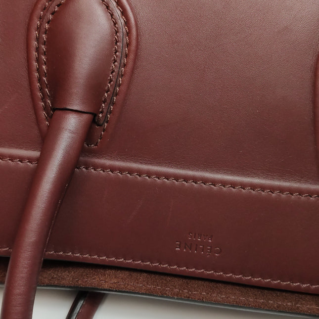 Celine Phantom Mini Burgundy Leather 30cm
