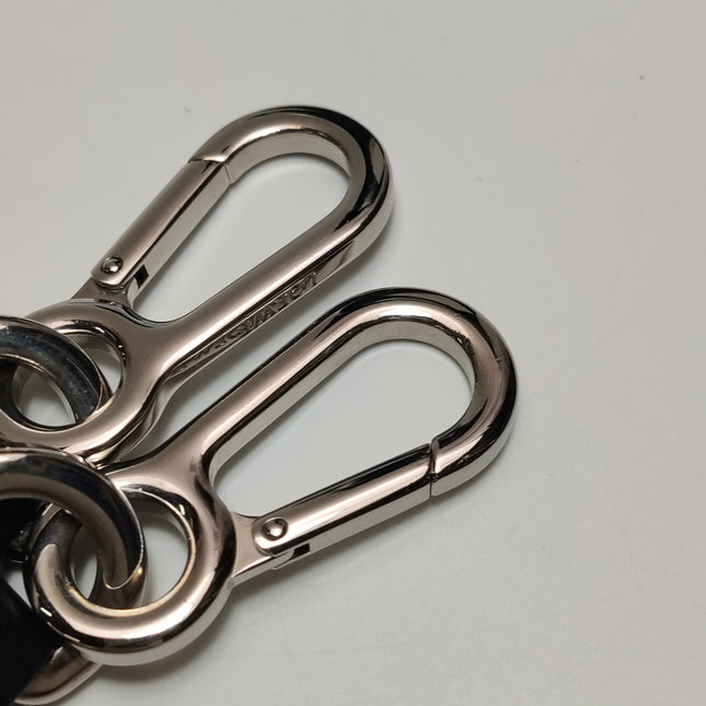 Loewe Puzzle Small Black Grained Leather White Logo