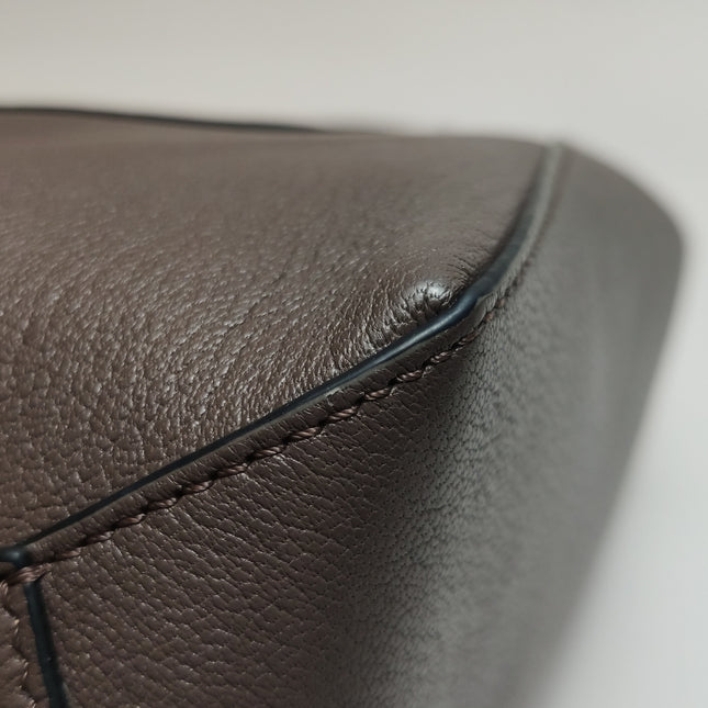 Loewe Puzzle Small Leather Dark Chocolate Brown Crossbody Bag New Design