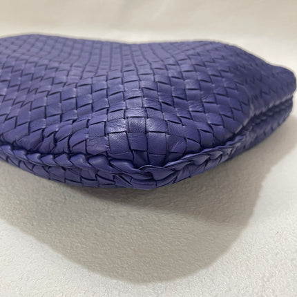 Sold Bottega Veneta Hobo Bag Lambskin leather Navy Medium 47cm