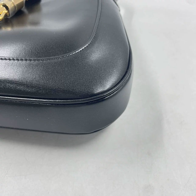 Sold Gucci Jackie 1961 Black Leather Bag with Adjustable Strap Giftable Condition